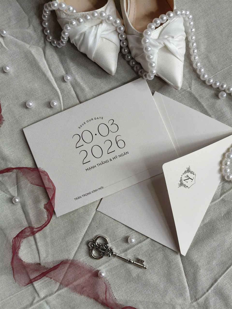 in thiệp cưới đẹp giá rẻ đồng xoài, bình phước khánh huyền