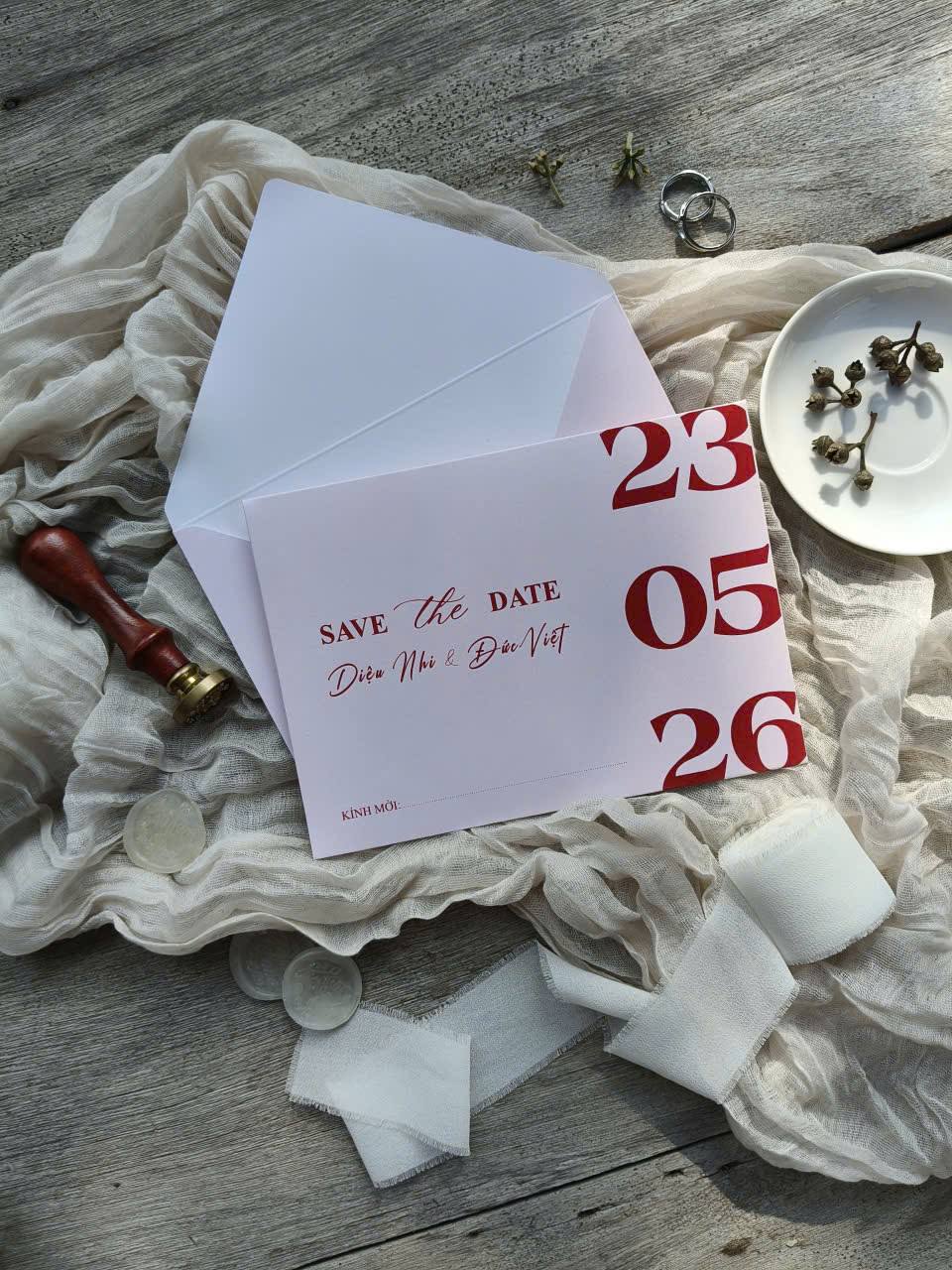 in thiệp cưới đẹp giá rẻ đồng xoài, bình phước khánh huyền