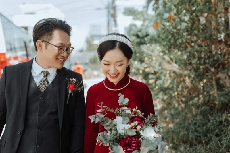 in thiệp cưới đẹp giá rẻ đồng xoài, bình phước khánh huyền