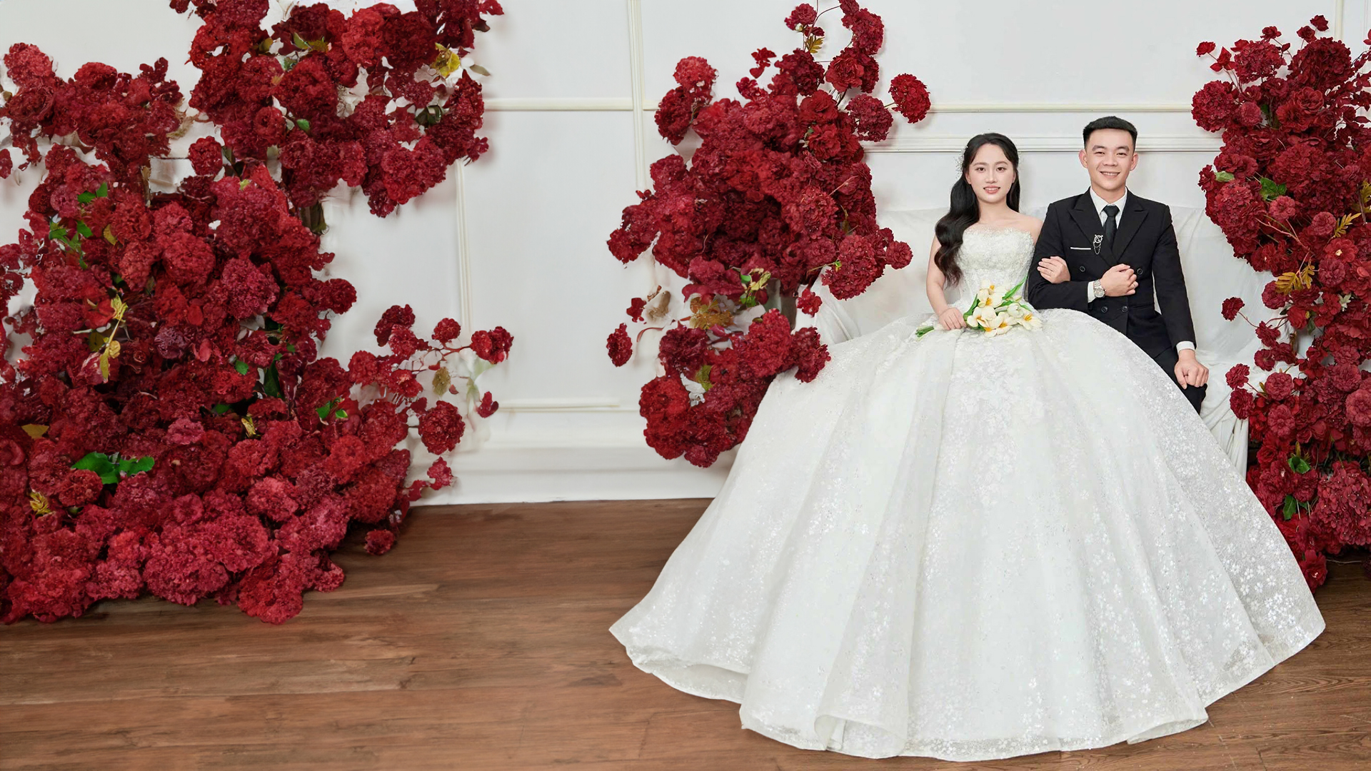 in thiệp cưới đẹp giá rẻ đồng xoài, bình phước khánh huyền